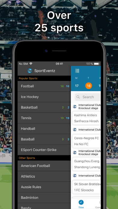 SportEventz - Live sport on TV Screenshot 5