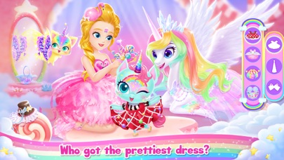 How to cancel & delete Princess Libby Rainbow Unicorn from iphone & ipad 4