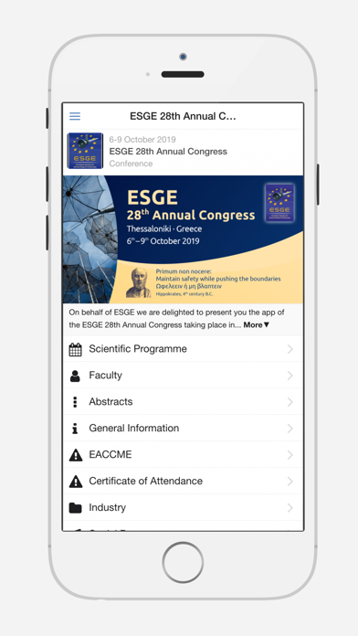 How to cancel & delete ESGE Congress 2019 from iphone & ipad 2