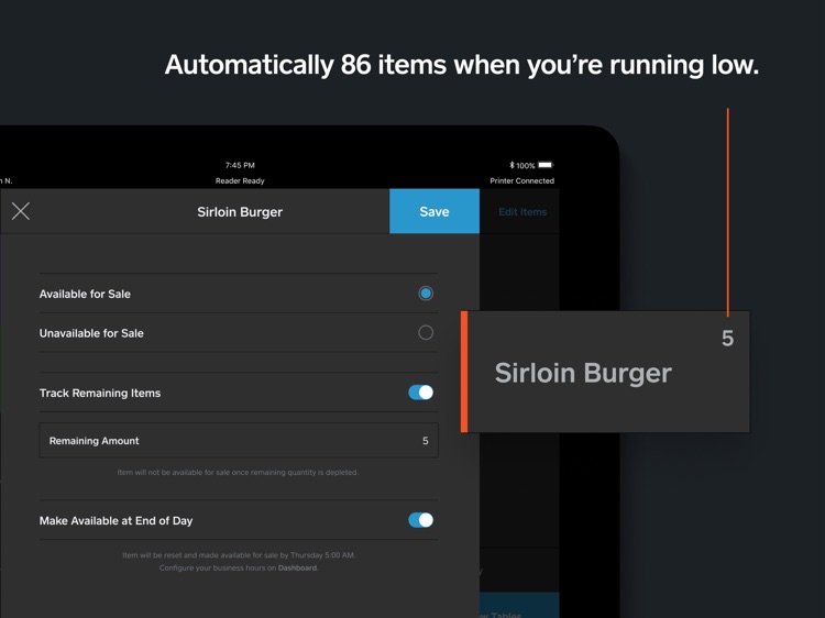 Square - Restaurants POS screenshot-3