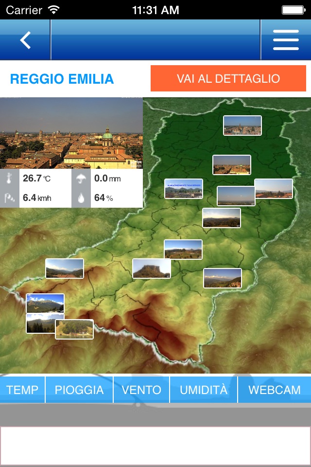 Reggio Emilia Meteo screenshot 2