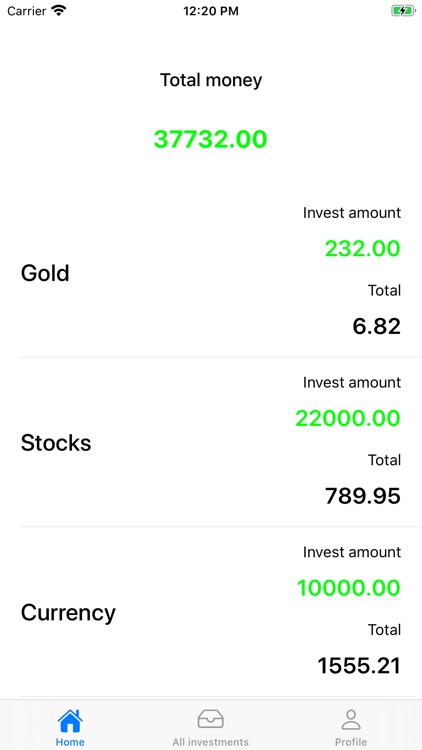 Investor - Investment Tracking