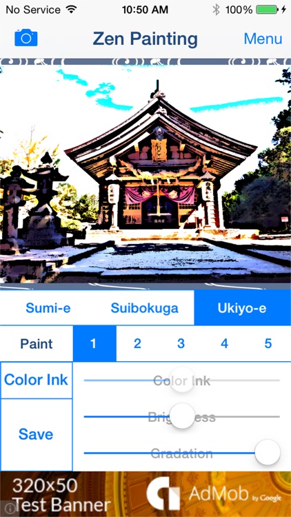 Zen Painting - Ukiyo-e Camera screenshot-5