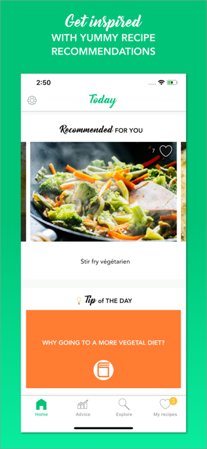 Vegg'up - vegetarian recipes(圖1)-速報App