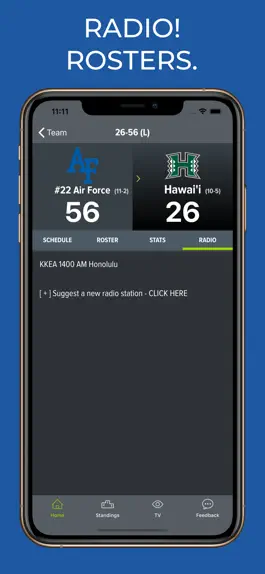 Game screenshot Hawaii Football Schedules apk