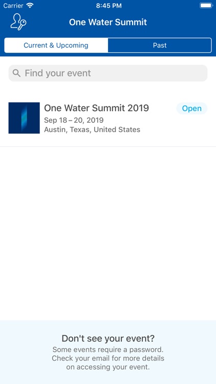 One Water Summit