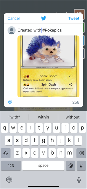 Poke Pics Pokemon Card Maker On The App Store