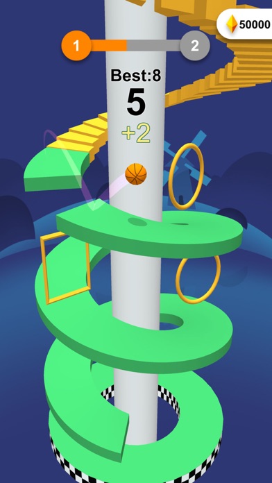 Jump Ball-Bounce On Tower Tile Screenshot 5