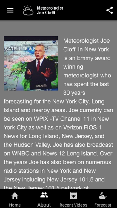 Meteorologist Joe Cioffi screenshot 2