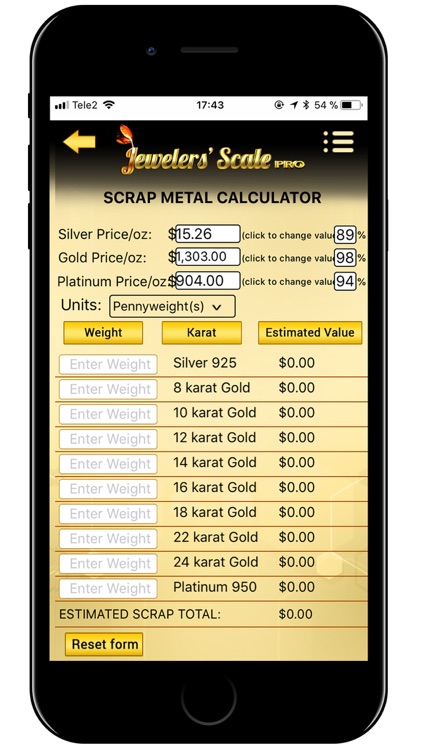 Jewelers' Scale Pro screenshot-3
