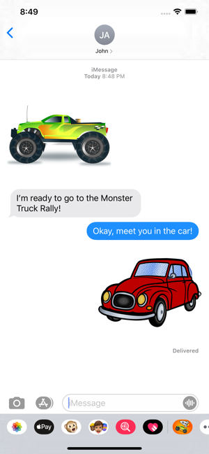 Sticker Fun with Vehicles