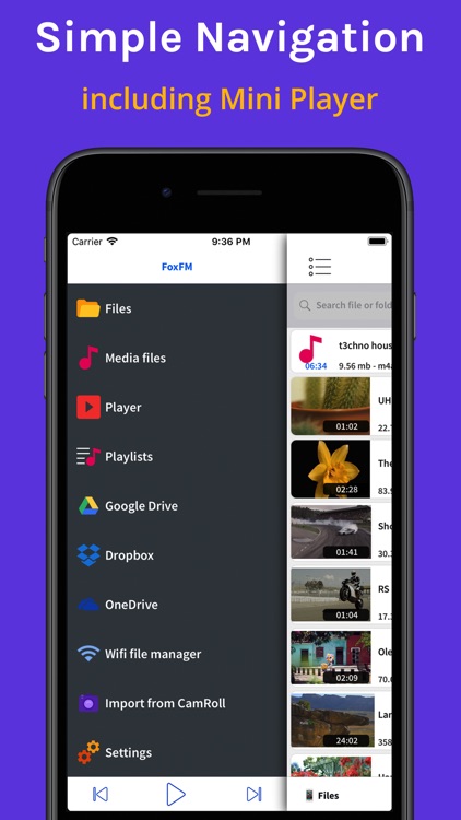 FoxFM - File Manager & Player