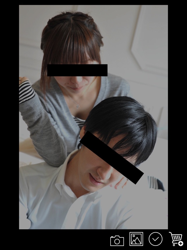 目隠し加工アプリ をapp Storeで