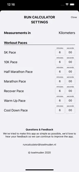 Game screenshot Run Pace Calculator hack