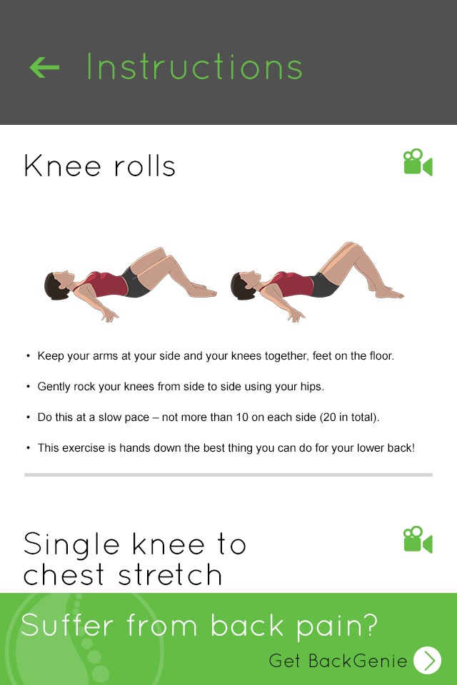 6 Minute Back Pain Relief screenshot 2