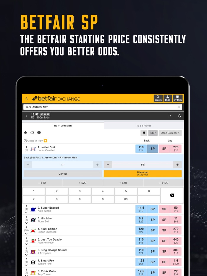 Betfair Exchange Betting