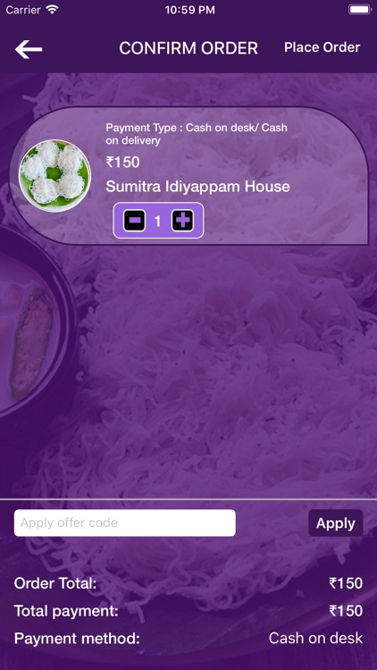 Idiyappam Order Service screenshot-5