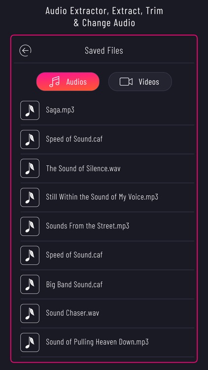 Audio Extractor-Trim & Changer screenshot-3