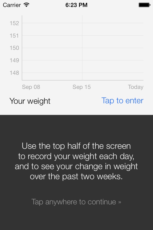 Lightweight: a calorie tracker screenshot 2