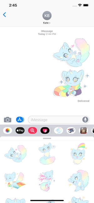 Rainbow Cat Sticker Pack(圖2)-速報App