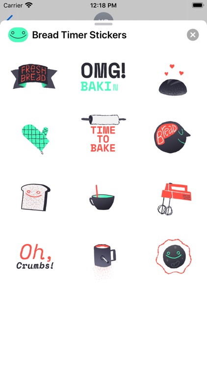 Bread Timer Stickers