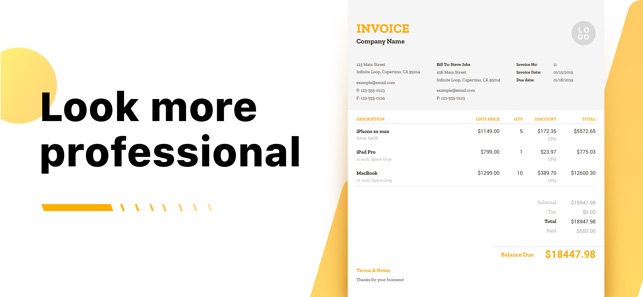 Invoice Now: PDF Invoice Maker