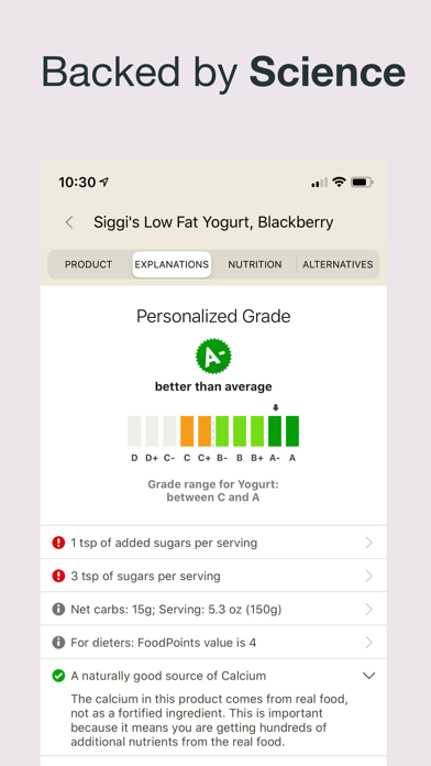 Fooducate - Lose Weight, Get Motivated, and Eat Healthier screenshot