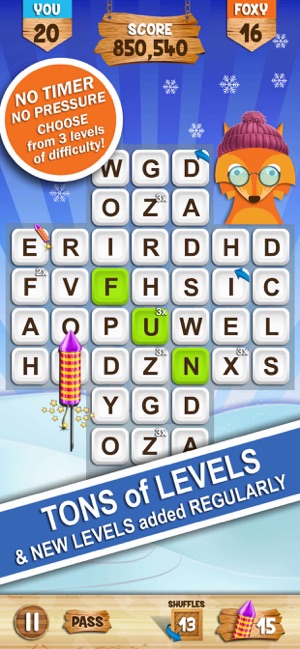 Words with Foxy (without Ads)(圖2)-速報App