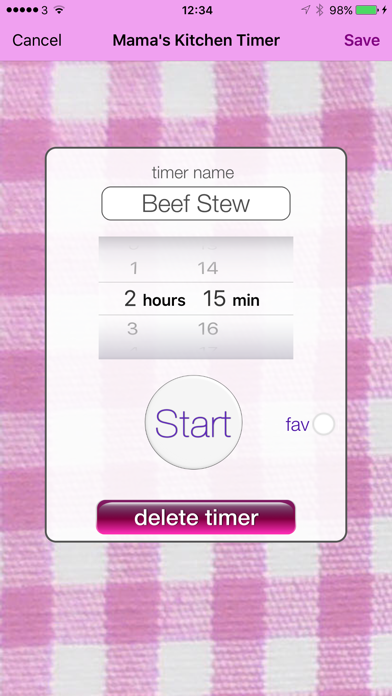How to cancel & delete Mama's Kitchen Timer from iphone & ipad 2