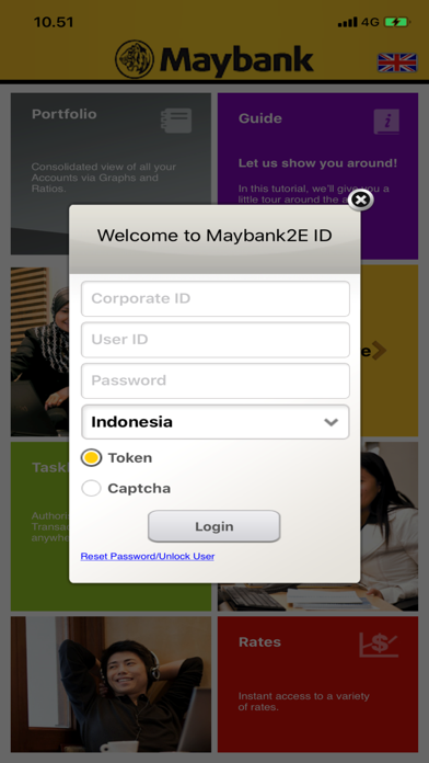 How to cancel & delete Maybank2E Indonesia from iphone & ipad 4