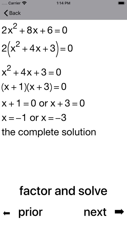Quadratic Equations screenshot-6