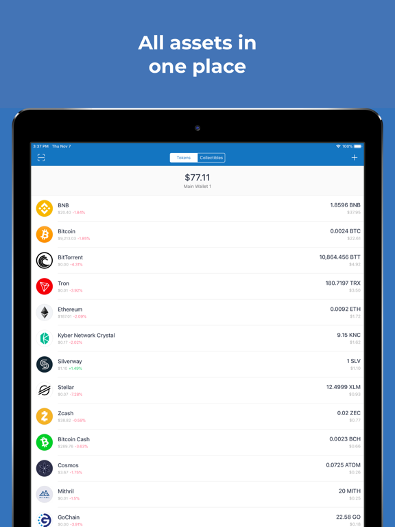 trust: crypto & bitcoin wallet app