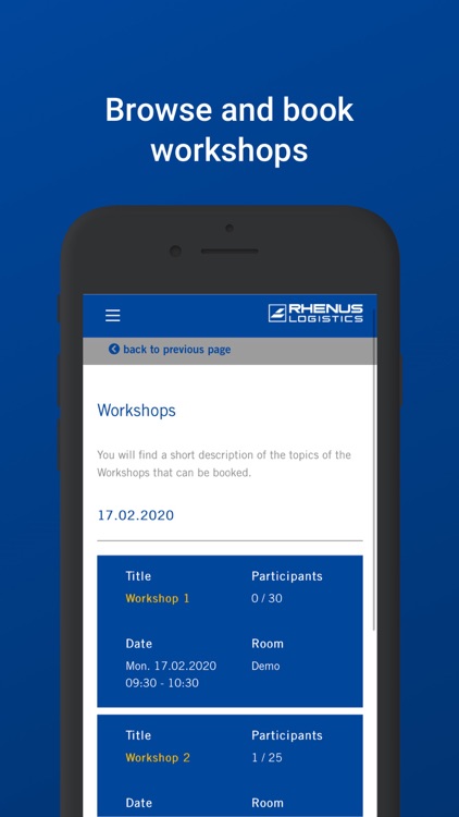 Rhenus Event App
