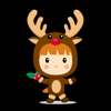 TUAN TAU BUI - Baby Deer Horn Sticker  artwork