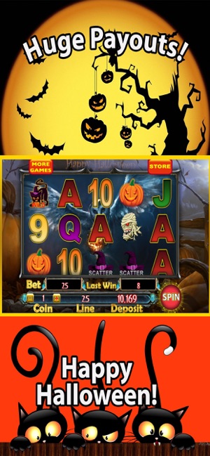 Spooky Halloween Pumpkin Slots(圖2)-速報App