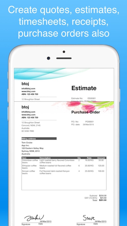 Recurring Invoices Invoice app screenshot-6