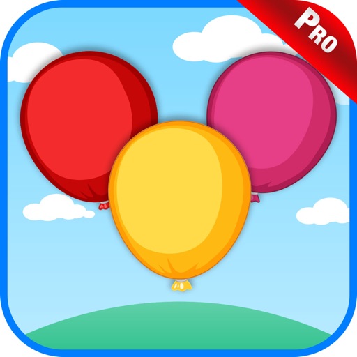 Learning Balloon Pop Kids Pro iOS App
