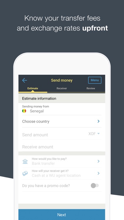 WesternUnion SN Money Transfer