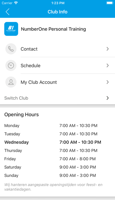 NumberOne Personal Training screenshot 2