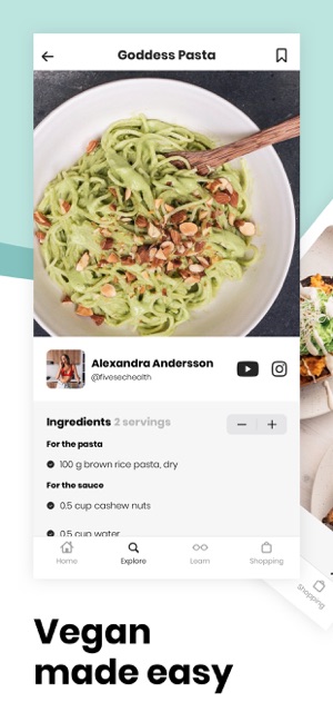 Fivesec Health - Vegan Recipes(圖1)-速報App
