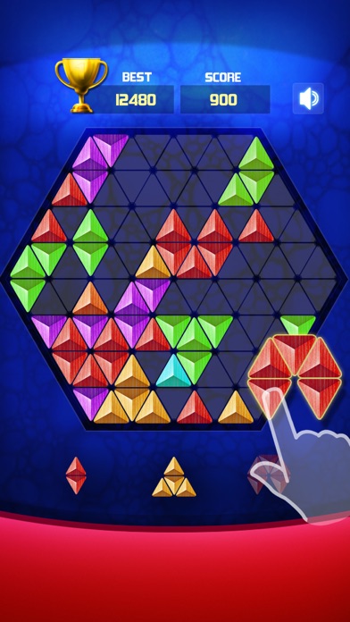 How to cancel & delete Hexa : Block Triangle Puzzle from iphone & ipad 3