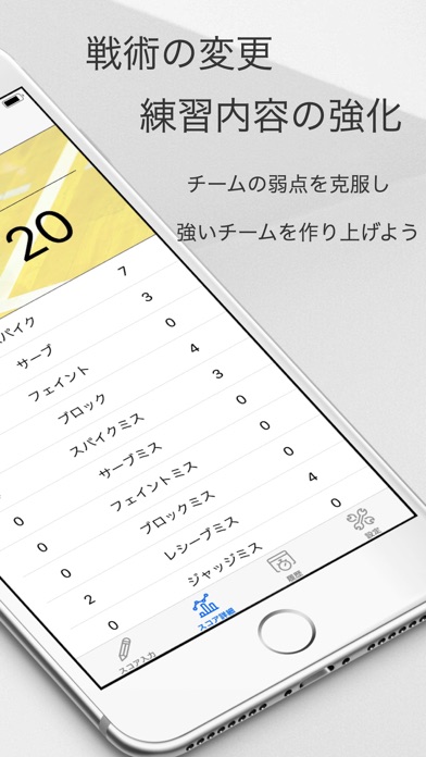バレーボールスコアラー バレスコ Iphoneアプリ Applion