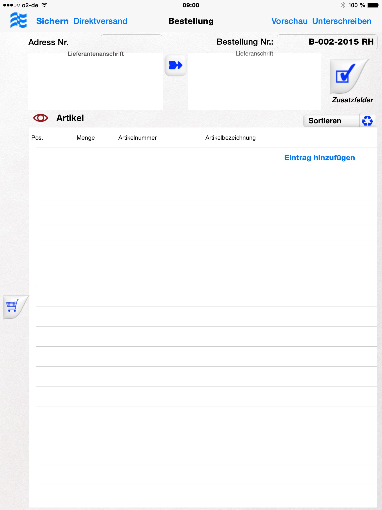 MEiAPPS Bestellungen screenshot 2