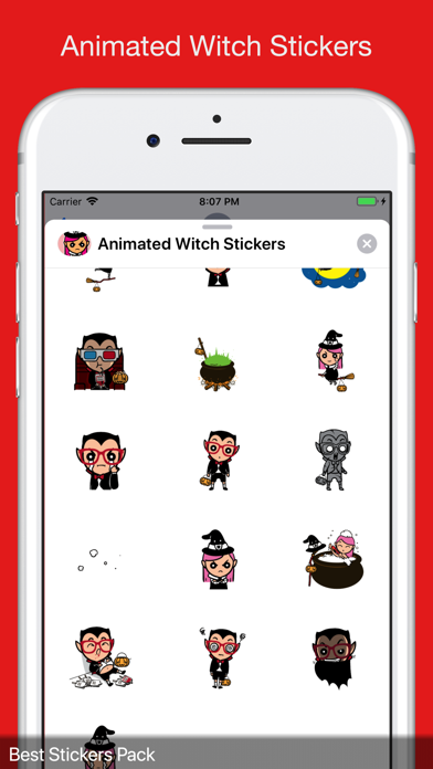 Animated Witch Stickers screenshot 3