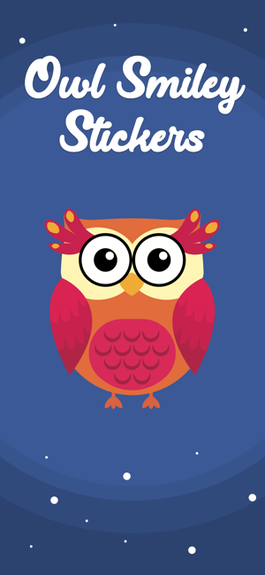 Owl Smiley Stickers(圖1)-速報App