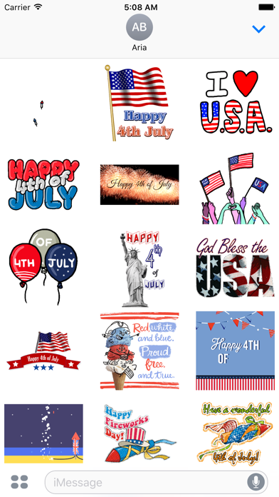 Happy 4th Of July Animated Gif screenshot 2