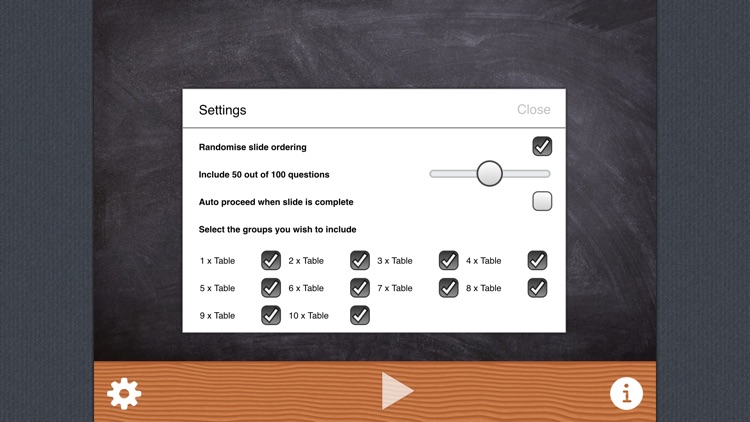 Times Table Test