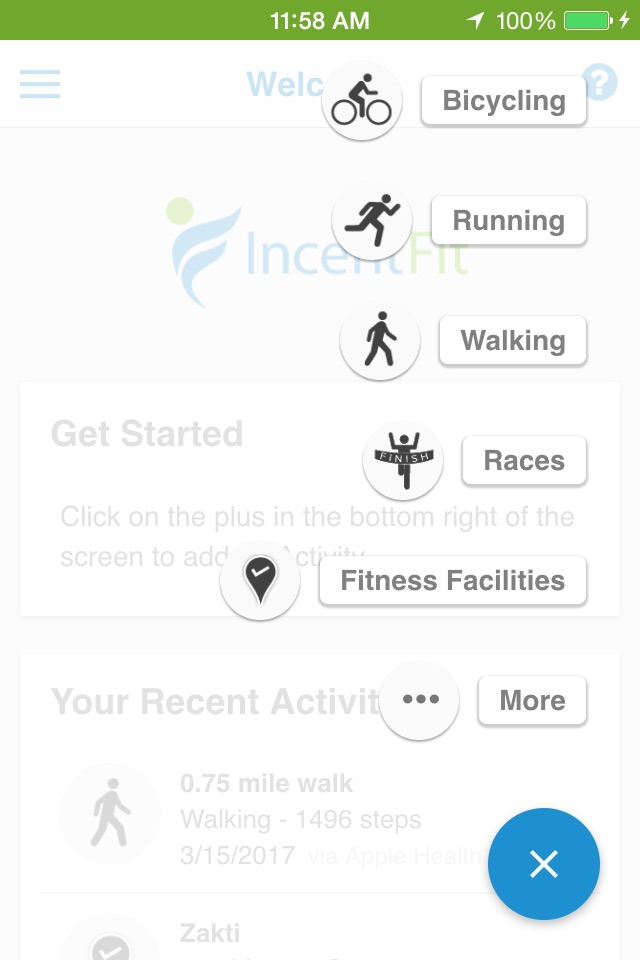 IncentFit screenshot 2