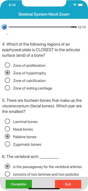 Skeletal System Quizzes(圖6)-速報App