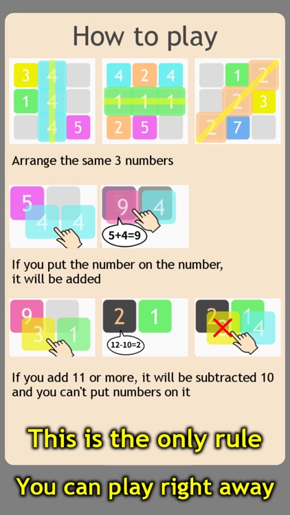 Number Tic-Tac-Toe IQ Puzzle